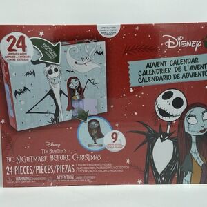 Disney The Nightmare Before Christmas Advent Calendar 24‎ Days Gift New In Box